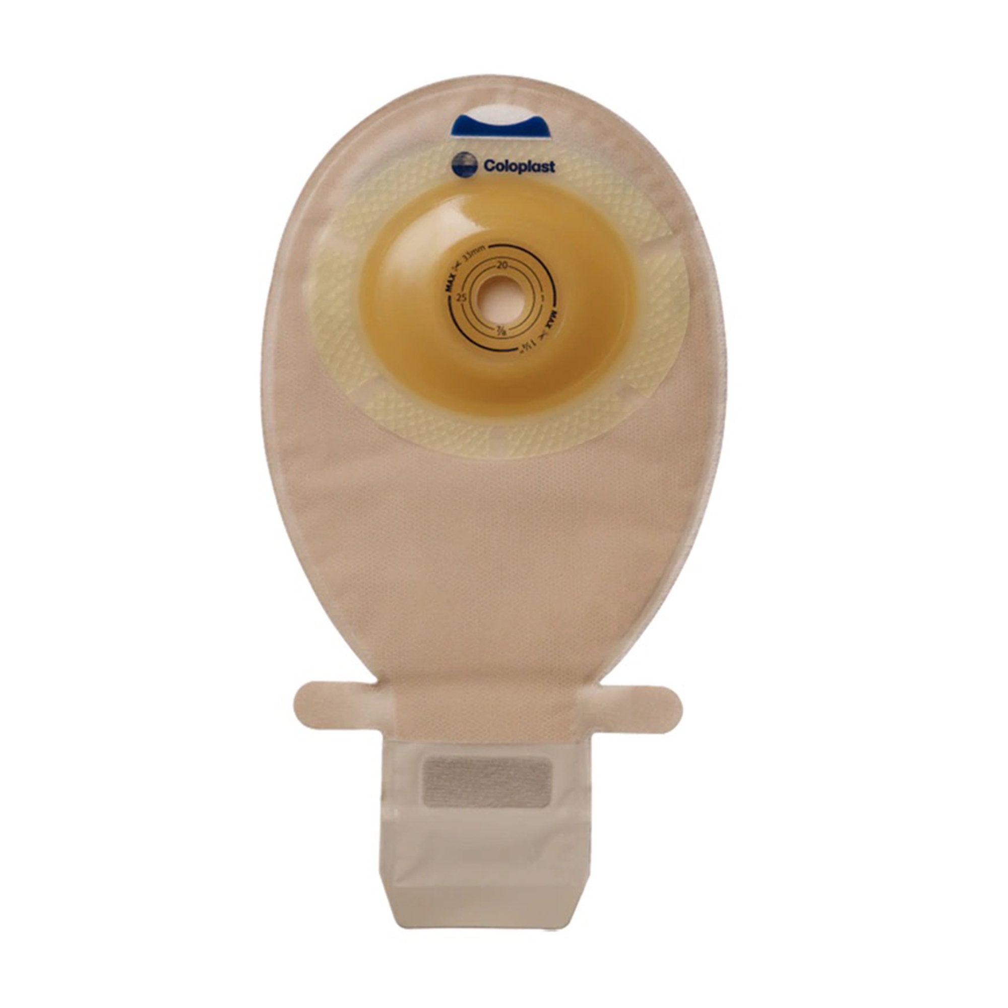 Coloplast - Ostomy Pouch SenSura® EasiClose™ One-Piece System 11-1/2 Inch Length, Maxi Convex Light, Pre-Cut 5/8 to 1-3/4 Inch Stoma Drainable [10/BX]
