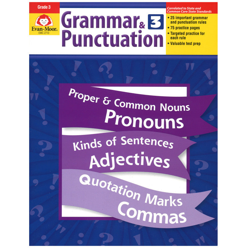 EVAN-MOOR - Grammar & Punctuation, Teacher's Edition, Grade 3