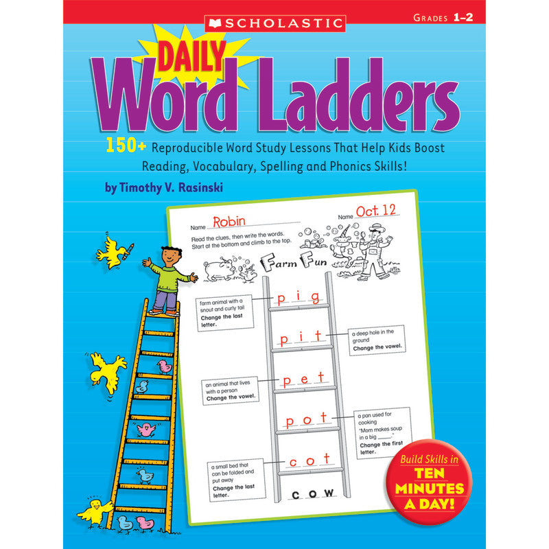 SCHOLASTIC TEACHING SOLUTIONS - Daily Word Ladders Book, Grades 1-2