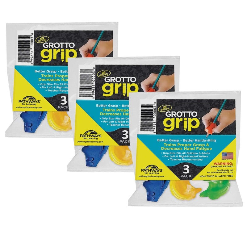 PATHWAYS FOR LEARNING - Grotto Grip, 3 Per Pack, 3 Packs