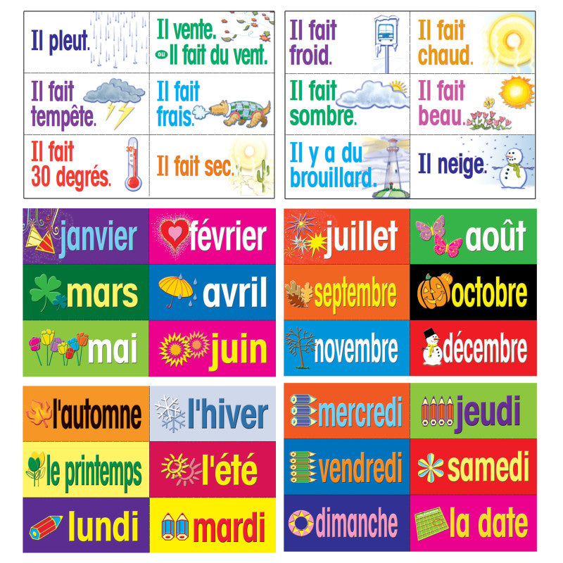 POSTER PALS - French Multi-Purpose Card Set