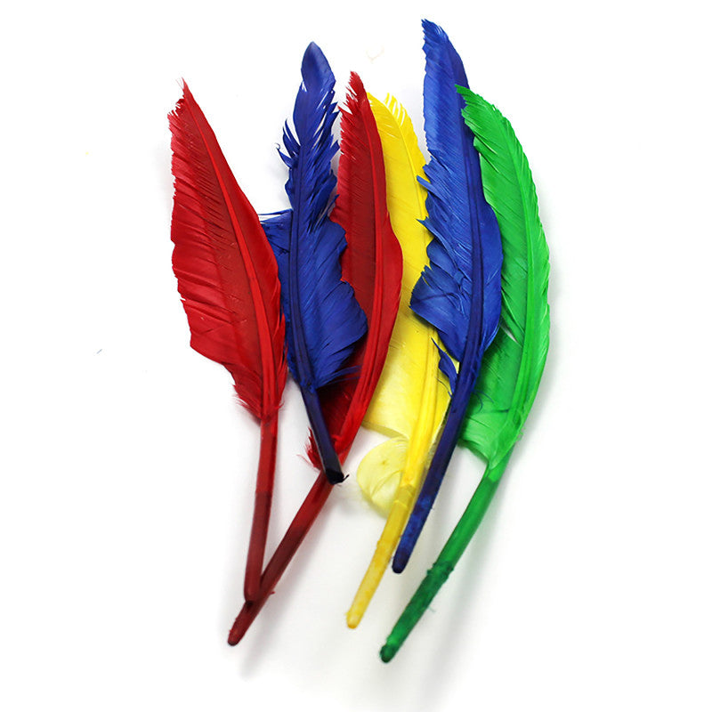 CHARLES LEONARD - Quill Feathers, 10" & 12", 6 Per Pack, 12 Packs