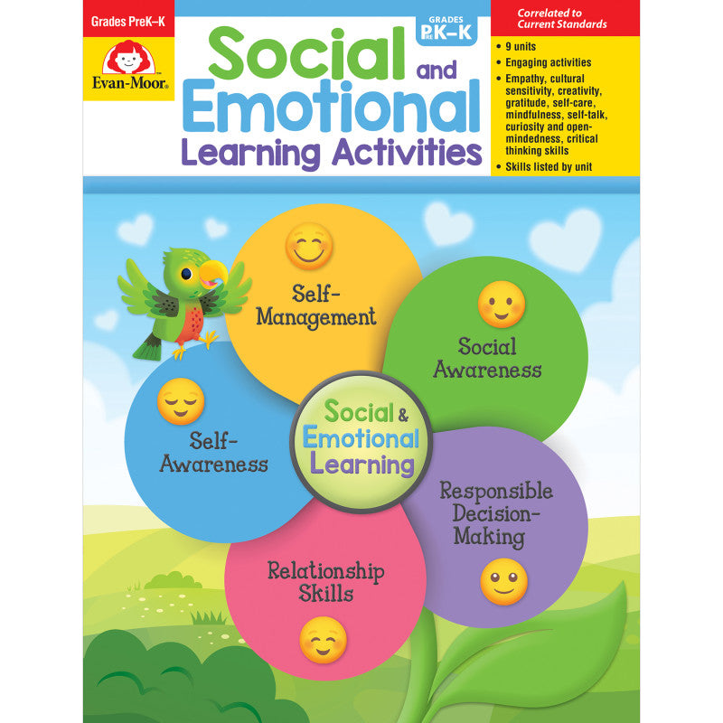 EVAN-MOOR - Social and Emotional Learning Activities, Grades PreK-K