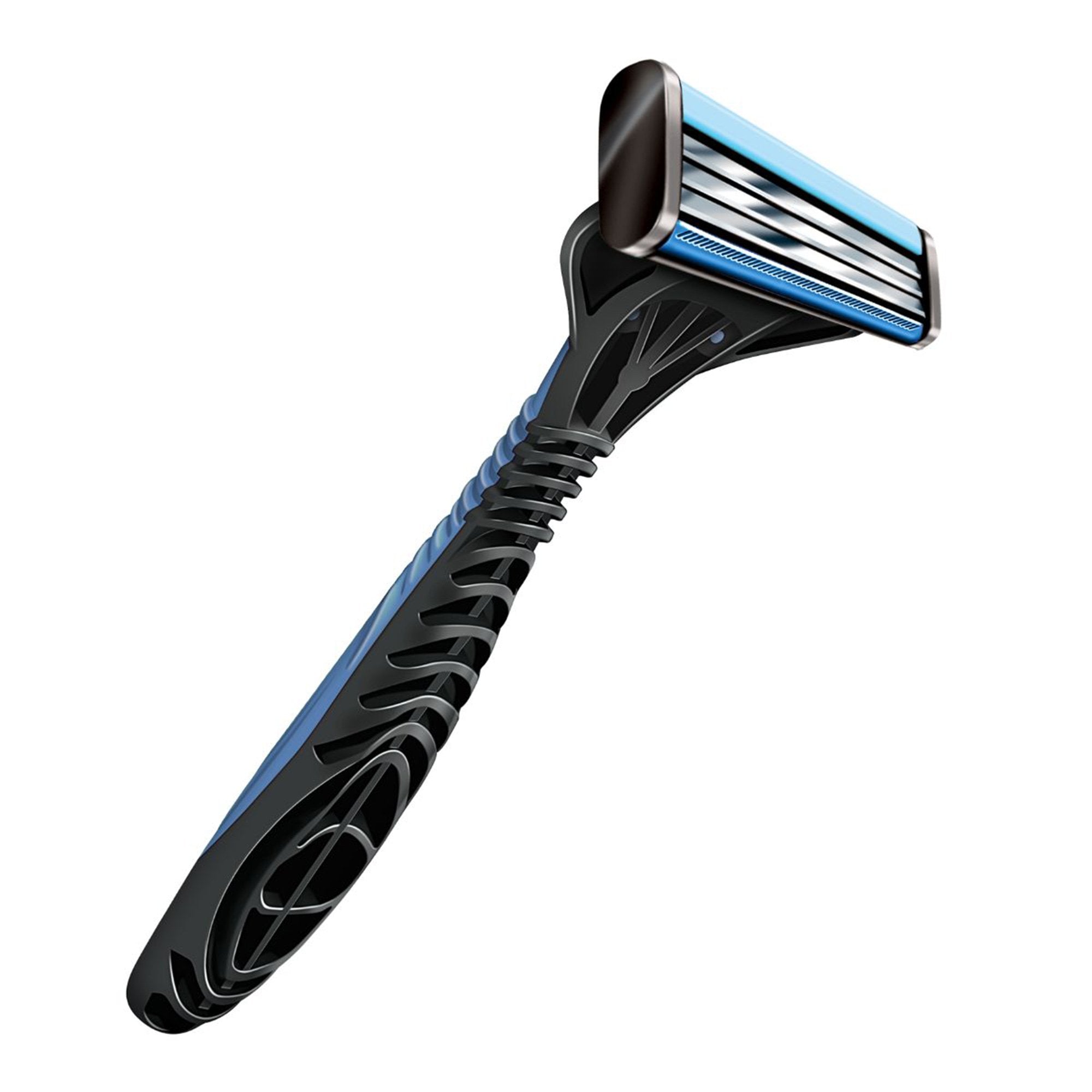 AccuTec Blades - Personal Razor with Lubricating Strip AccuThrive® Single Edge Triple Blade NonSterile Reusable [100/CS]