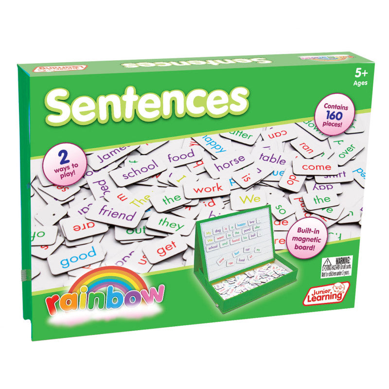 JUNIOR LEARNING - Rainbow Sentences, 160 Pieces
