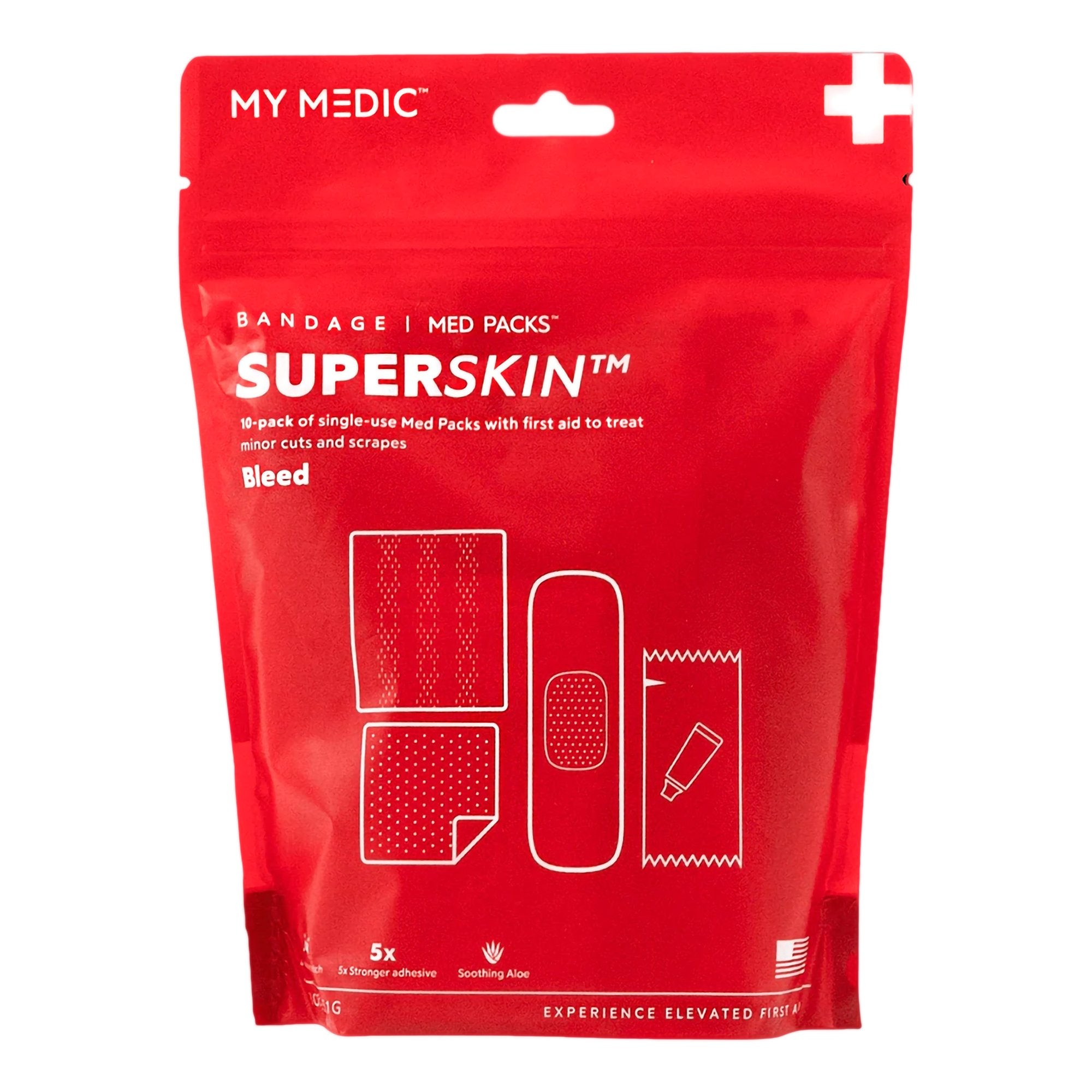 MyMedic - First Aid Kit My Medic™ MED PACKS SuperSkin Plastic Pouch [1/EA] (1207738_EA)