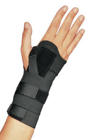 DJO - Wrist Brace ProCare® Universal CTS Aluminum / Elastic Left or Right Hand Black Medium [1/EA]