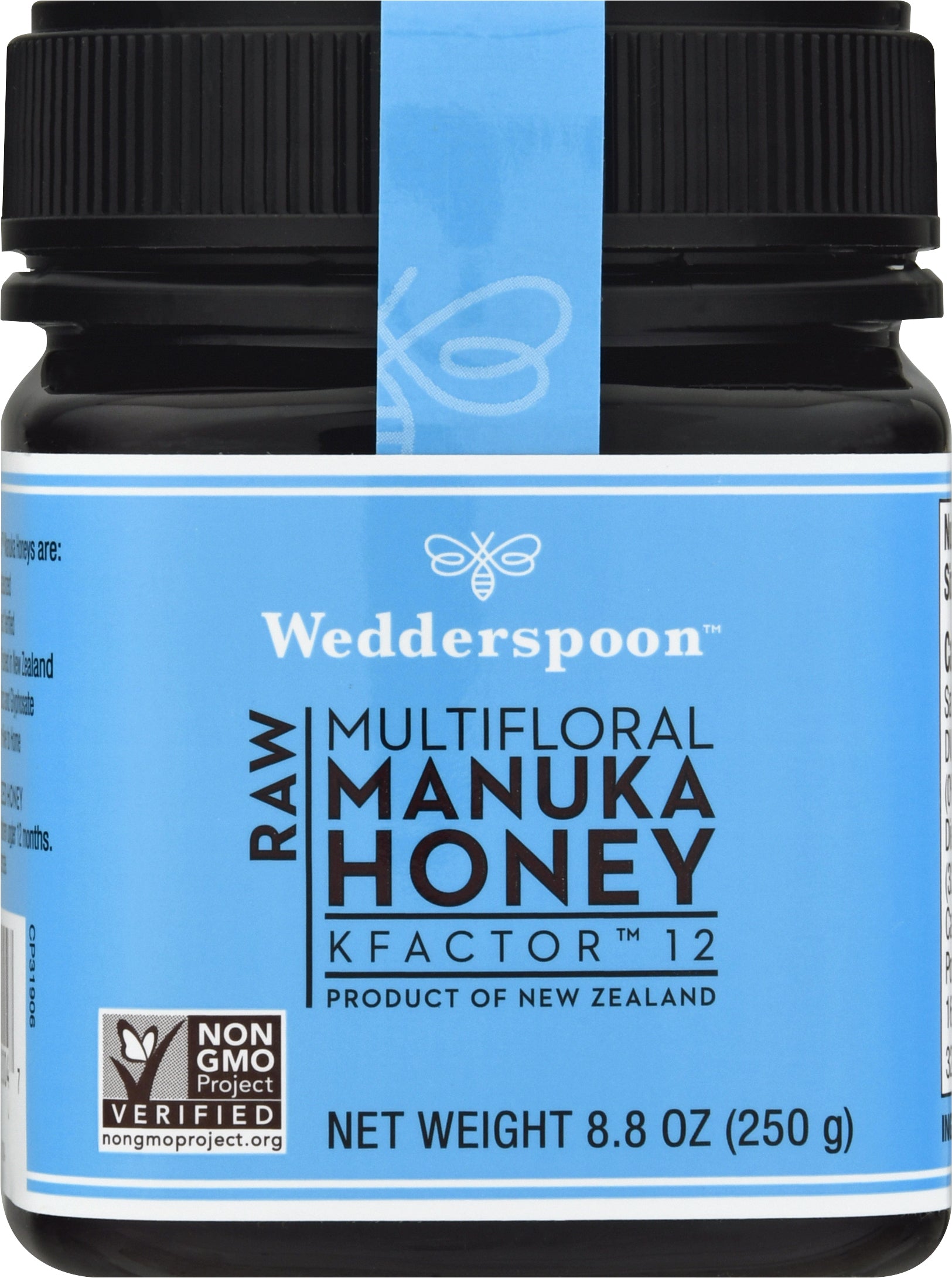Wedderspoon Raw Multifloral Kfactor 12 Manuka Honey 8.8 oz - Case of 6