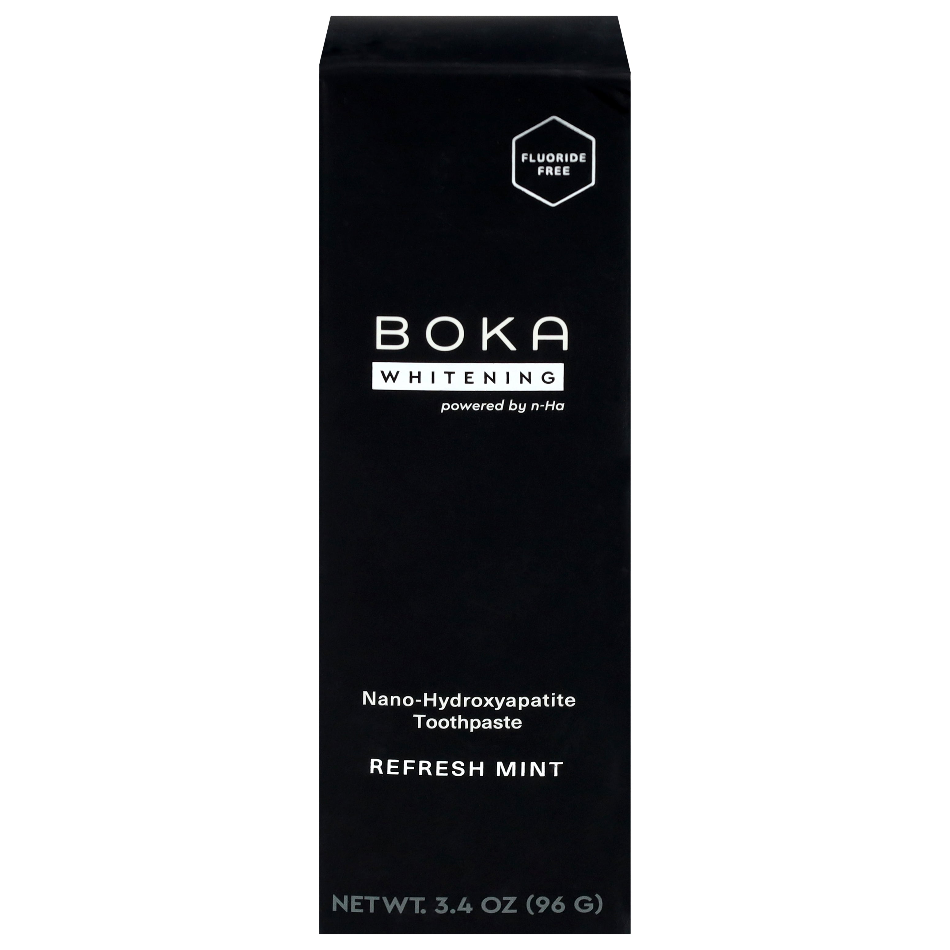 Boka Whitening Nano-Hydroxyapatite Refresh Mint Toothpaste 3.4 oz - Case of 1