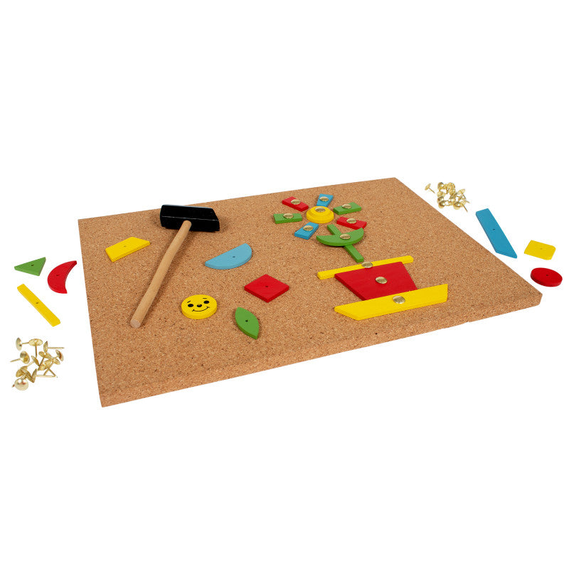 READY 2 LEARN - Tack A Tile - Wooden Hammer Toy