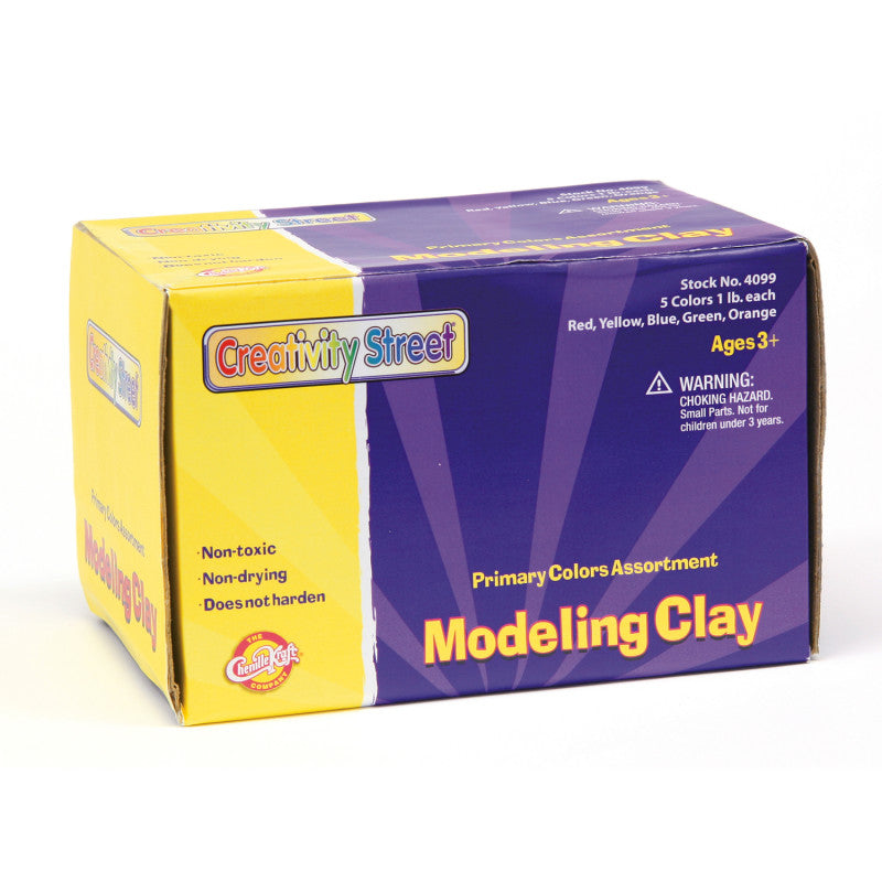 CREATIVITY STREET - Modeling Clay, 5 Primary Color Assortment, 5 sticks, 5 lbs. Total