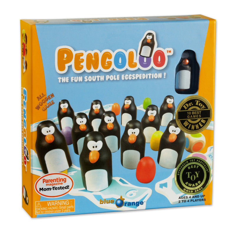 BLUE ORANGE GAMES - Pengoloo™ Wooden Skill Building Memory Color Recognition Game for Kids