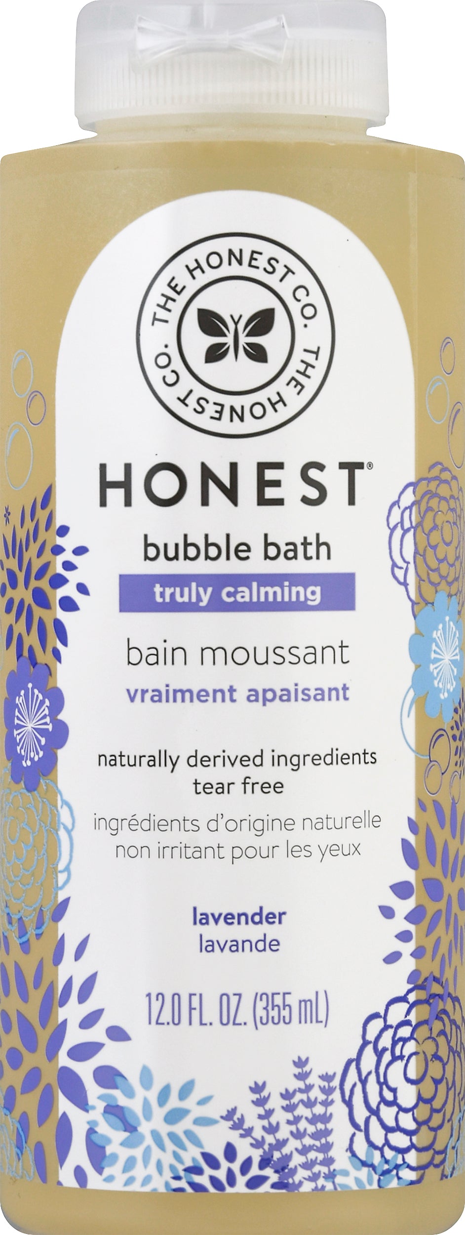 Honest Truly Calming Lavender Bubble Bath 12 oz - Case of 1