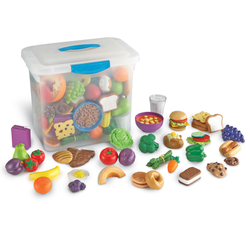 LEARNING RESOURCES - New Sprouts® Classroom Play Food Set in Large Tote