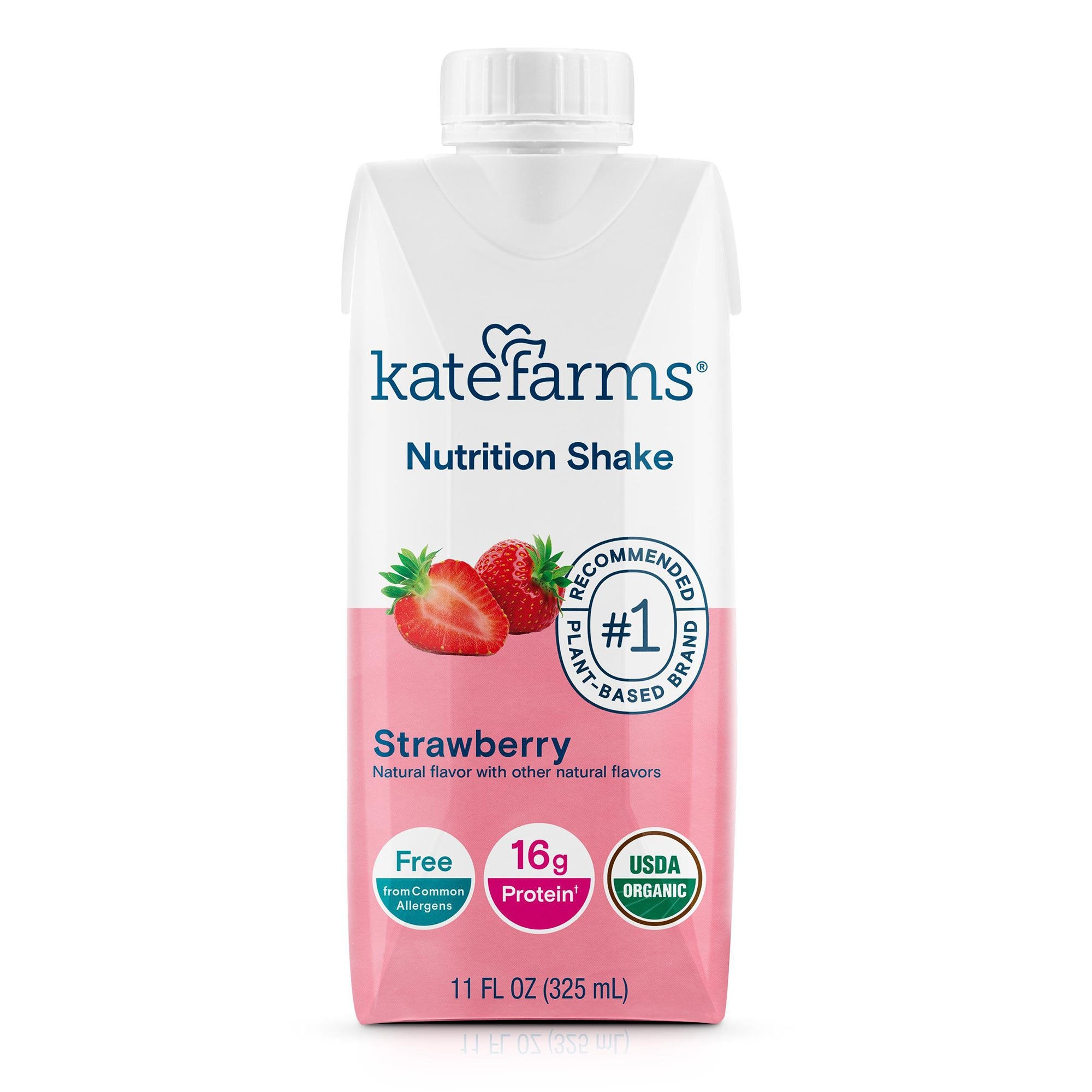 Kate Farms - Oral Supplement Kate Farms Nutrition Shake Strawberry Flavor Liquid 11 oz. Carton [12/CS]