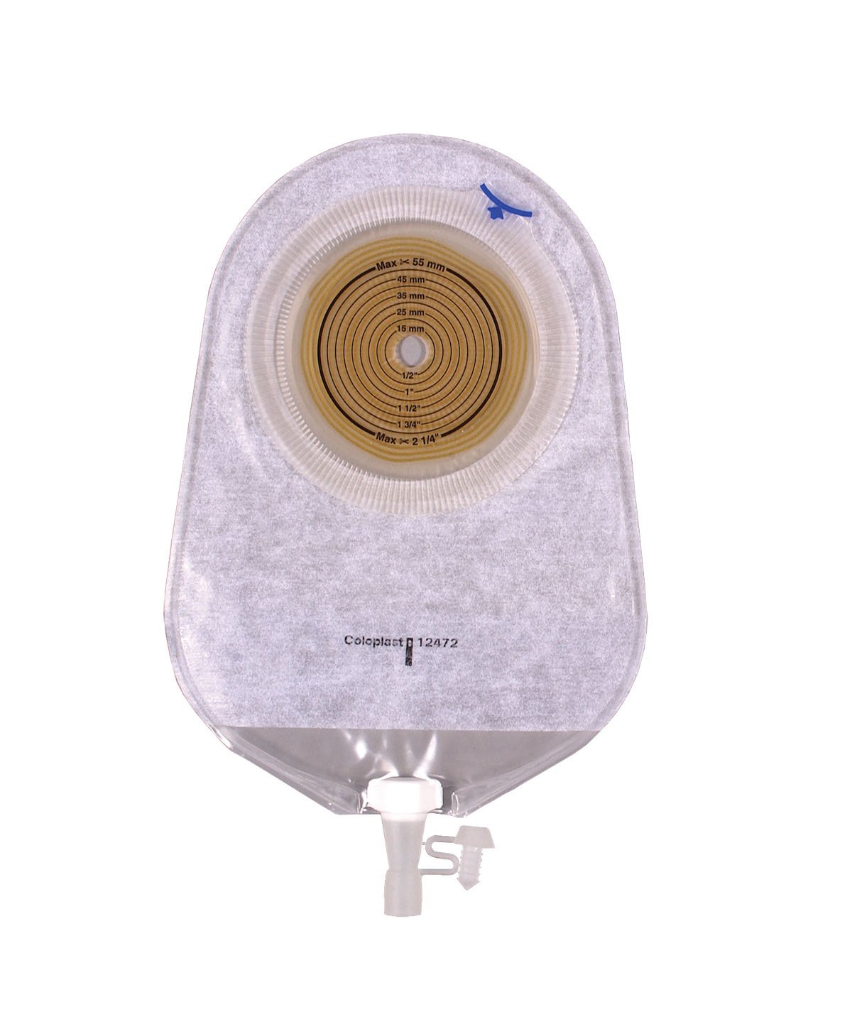 Coloplast - Urostomy Pouch Assura® One-Piece System 10-3/4 Inch Length Convex 1-1/8 Inch Stoma Drainable [10/BX]