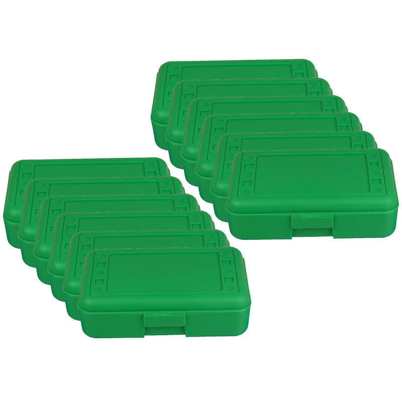 ROMANOFF - Pencil Box, Green, Pack of 12