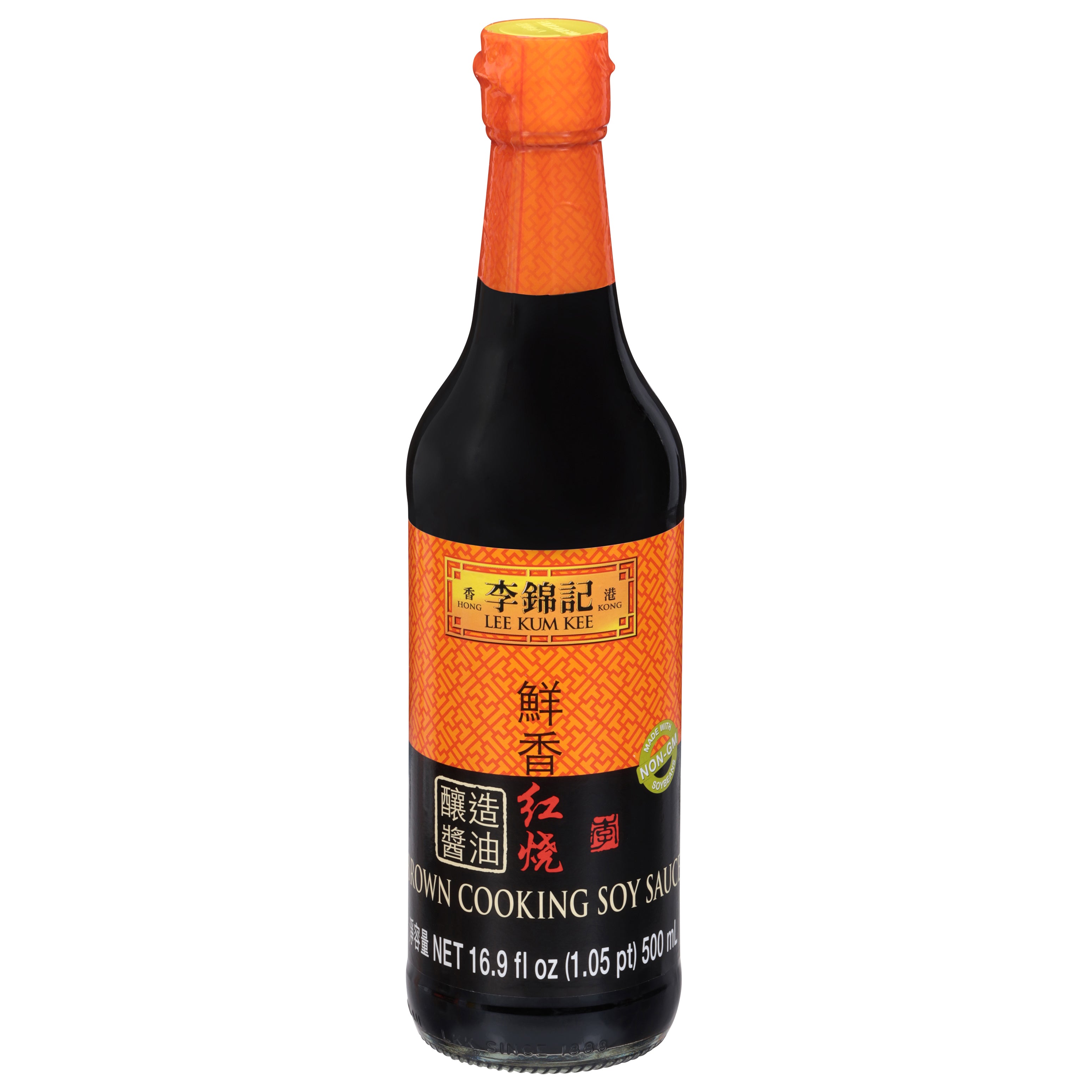 Lee Kum Kee Brown Cooking Soy Sauce 16.9 fl oz - Case of 12