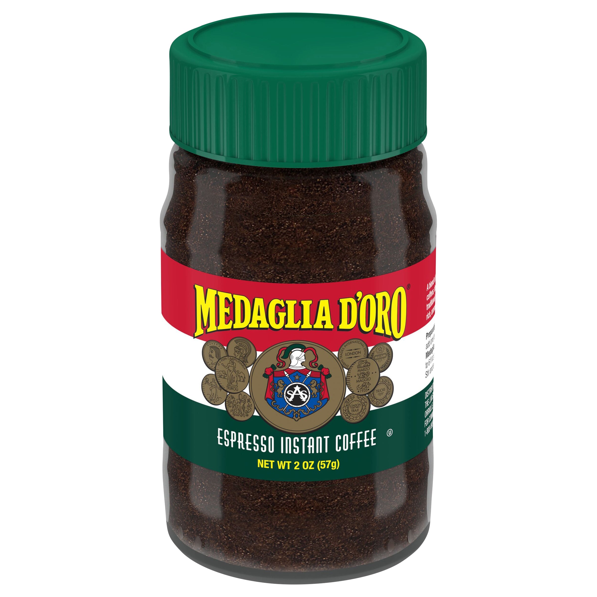 Medaglia d'Oro Instant Espresso Coffee, 2-Ounce - Case of 12