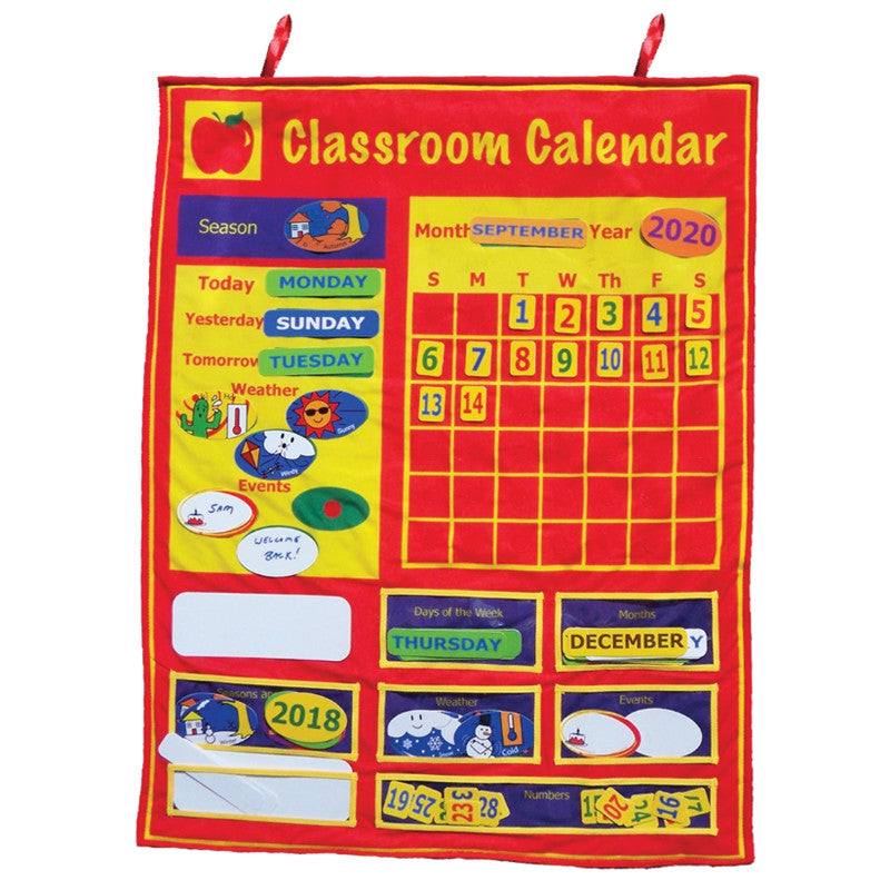 GET READY KIDS - Classroom Calendar, 36"H x 26"W