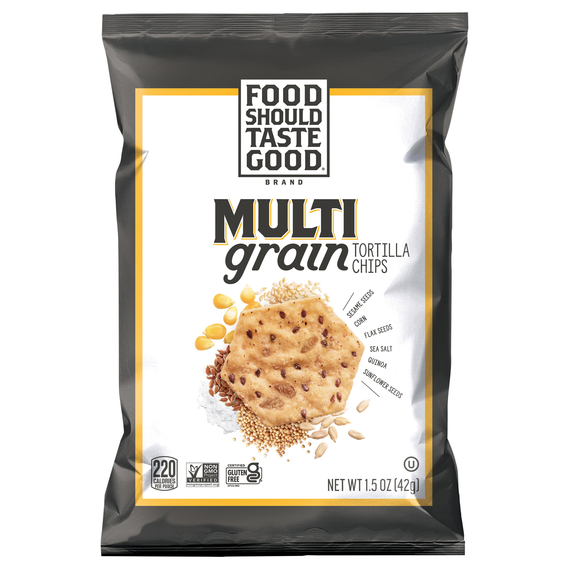 Food Should Taste Good Multi Grain Tortilla Chip, 1.5oz - Case of 24