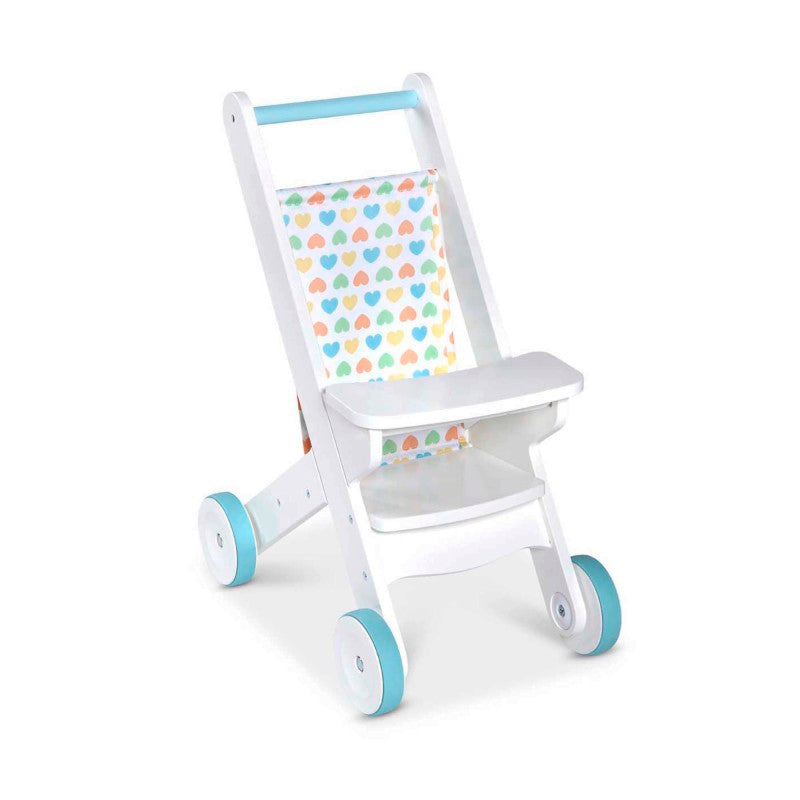MELISSA & DOUG - Mine to Love Wooden Play Stroller