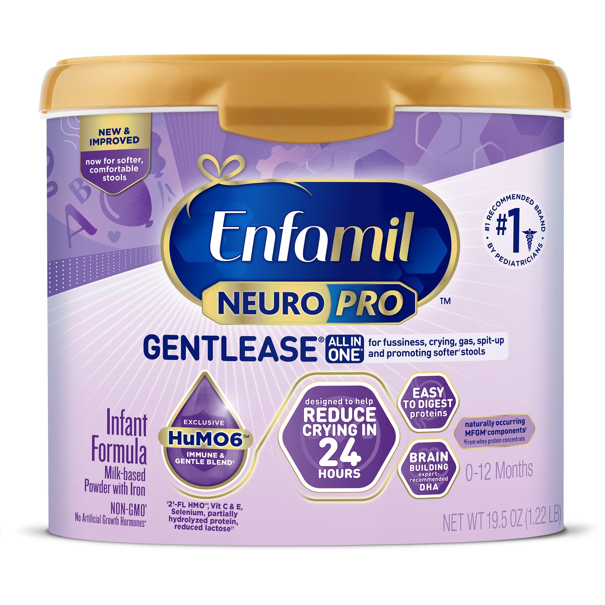 Mead Johnson - Infant Formula Enfamil NeuroPro™ Gentlease® Unflavored 19.5 oz. Tub Powder [1/EA]