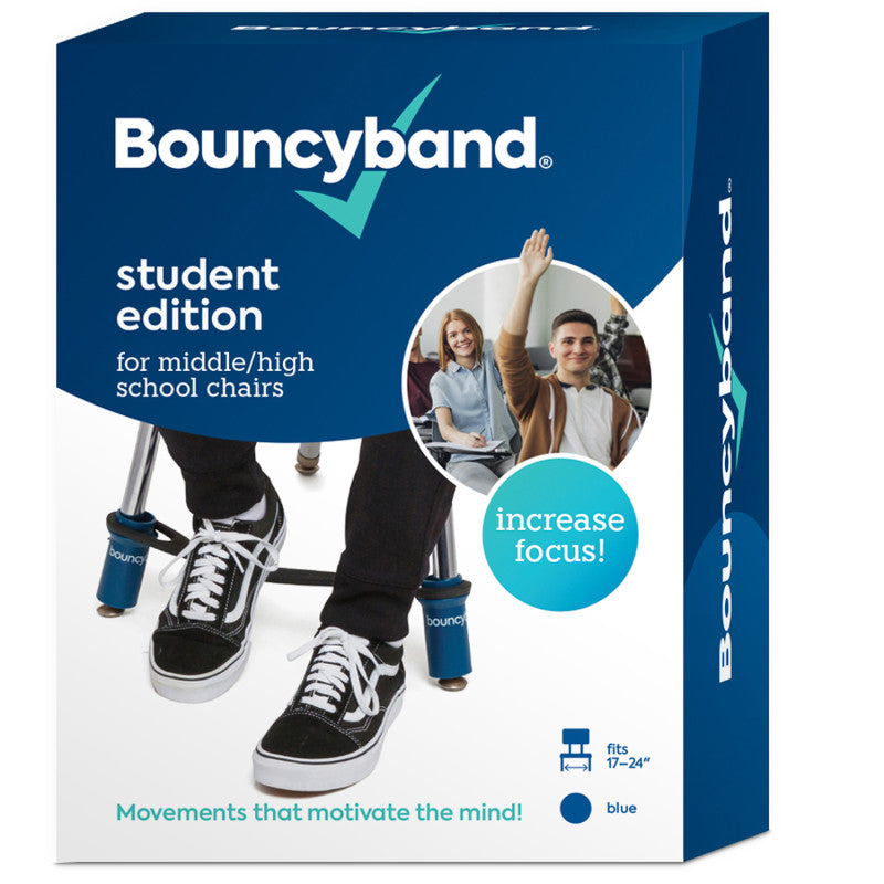 BOUNCYBAND - Chair Band for Middle/High School Chairs, Blue