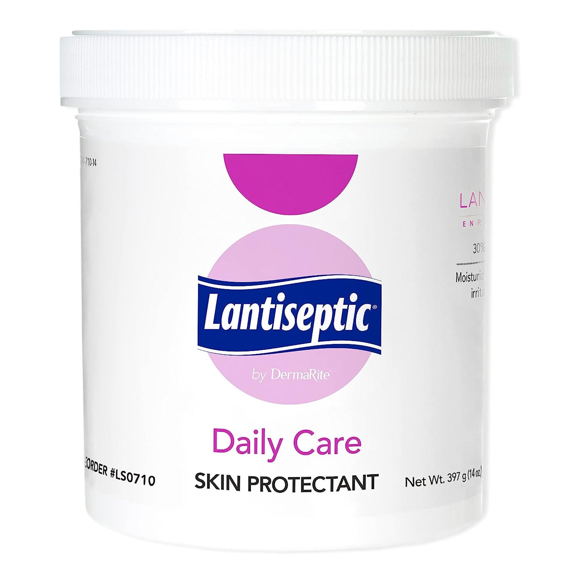 DermaRite Industries - Skin Protectant Lantiseptic® Dry Skin Therapy 14 oz. Jar Lanolin Scent Cream [12/CS]