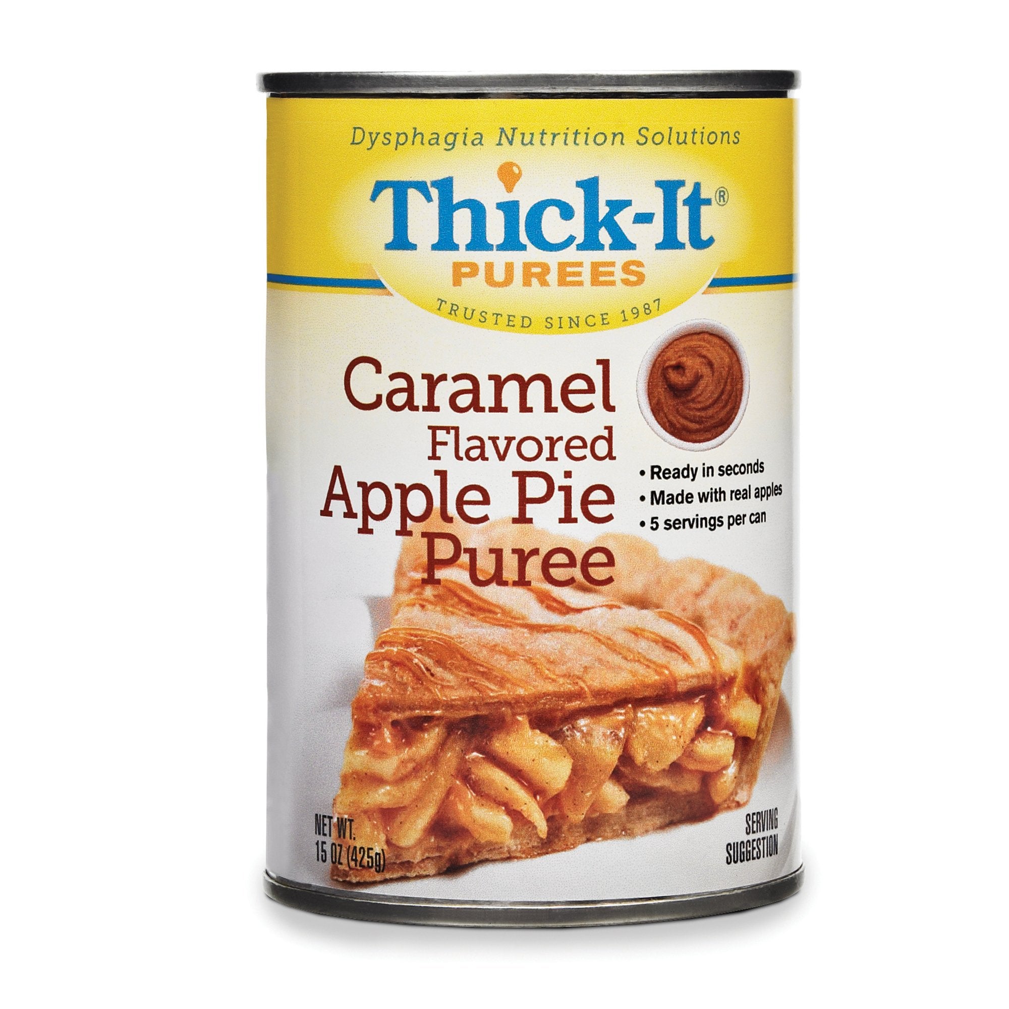 Kent Precision Foods - Thickened Food Thick-It® 15 oz. Can Caramel Apple Pie Flavor Puree IDDSI Level 4 Extremely Thick/Pureed [12/CS]