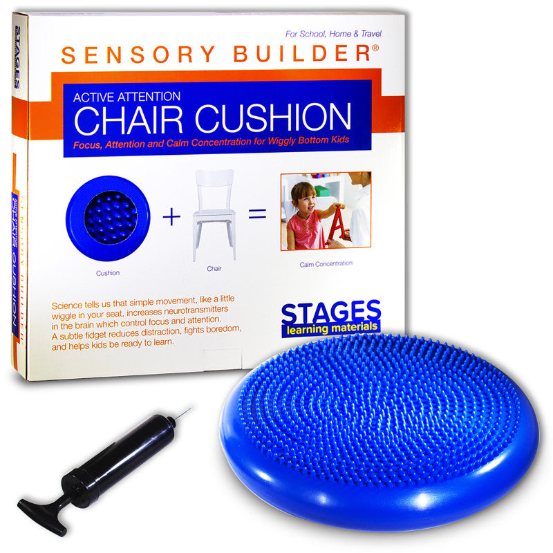 STAGES LEARNING MATERIALS - Sensory Builder: Wiggle Cushion (Blue)