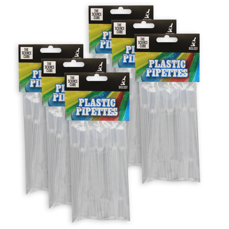 SUPERTEK - Plastic Pipettes, 12 Per Pack, 6 Packs