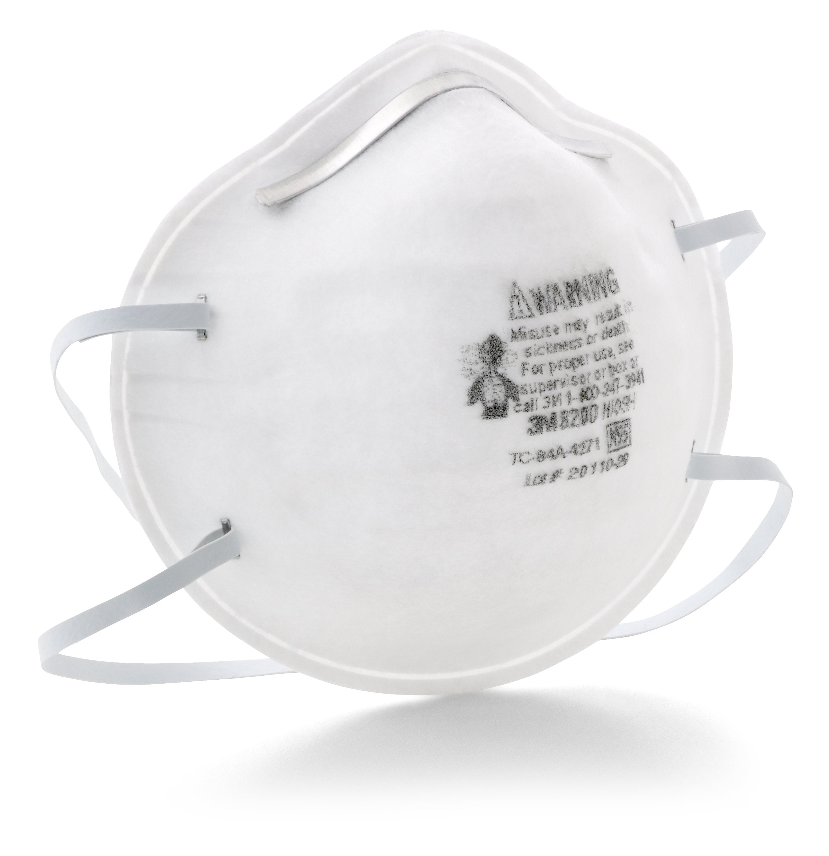 3M Company - Particulate Respirator Mask 3M™ Industrial N95 Not Rated Elastic Strap One Size Fits Most [160/CS] (1078641_CS)