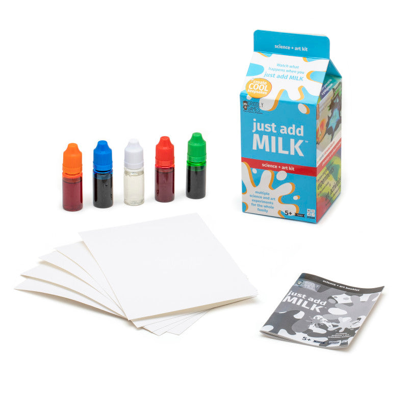 GRIDDLY GAMES - Just Add Milk™ Science + Art Kit
