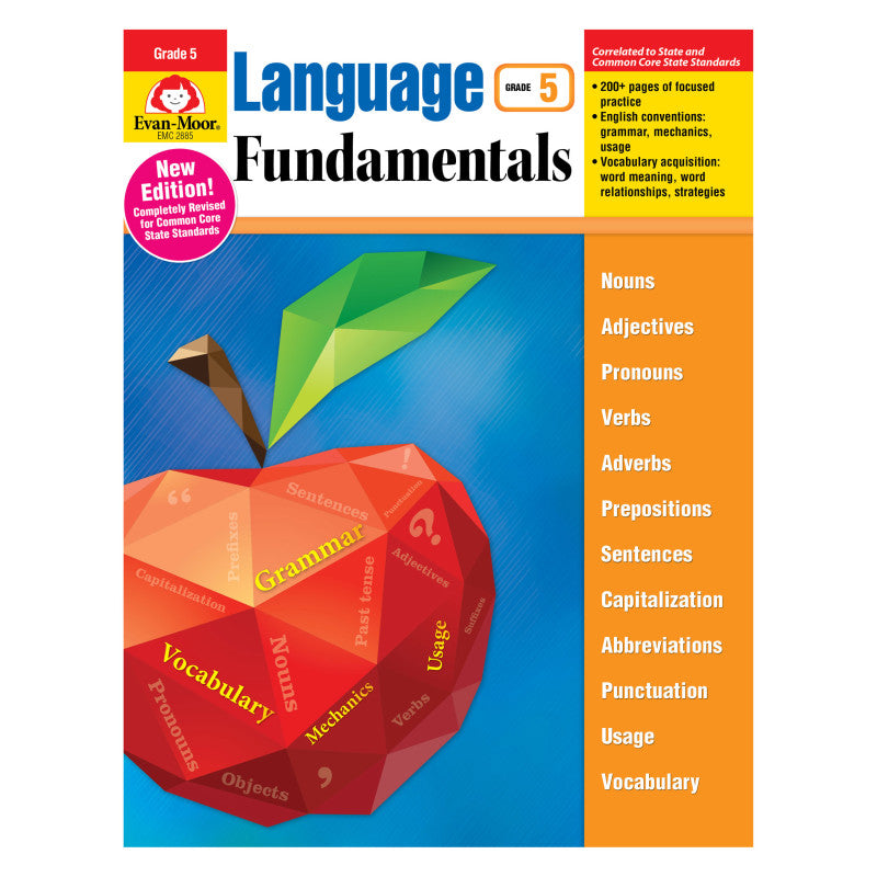 EVAN-MOOR - Language Fundamentals, Grade 5 - Teacher Reproducibles, Print