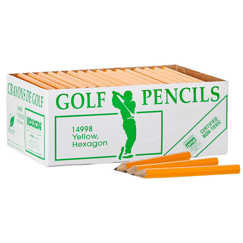 DIXON - Golf/Compass Pencils, 3.5", Box of 144