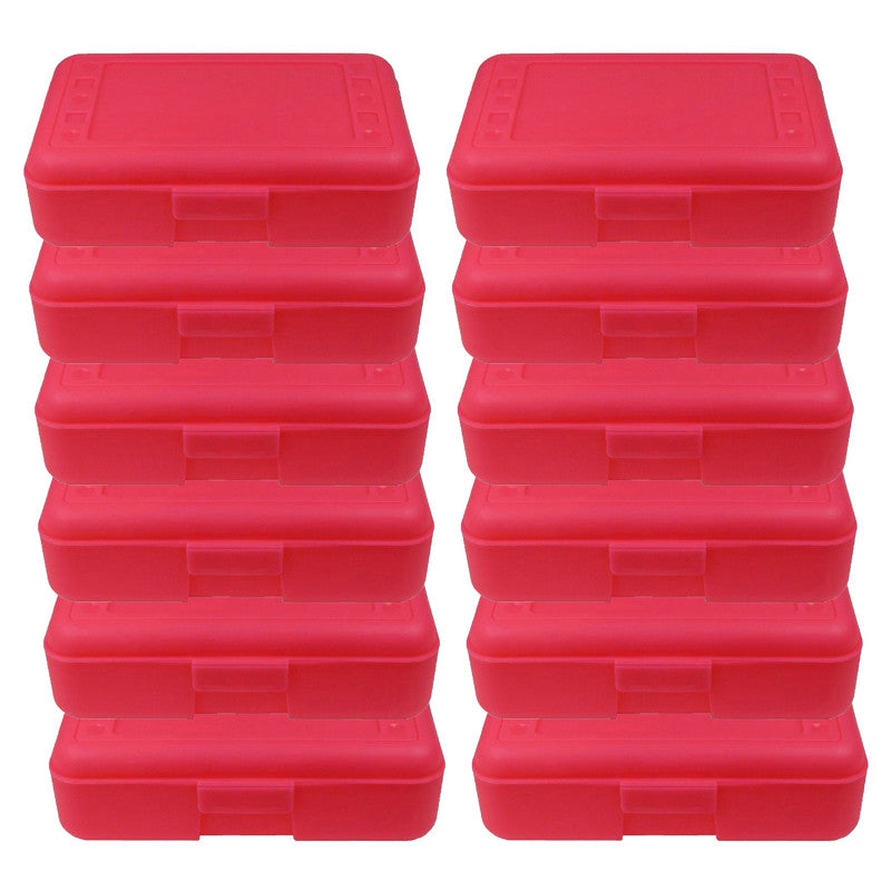 ROMANOFF - Pencil Box, Hot Pink, Pack of 12