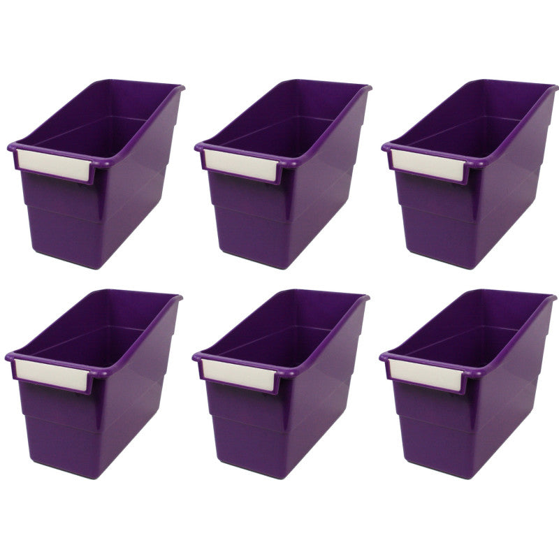 ROMANOFF - Tattle® Shelf File, Purple, Pack of 6