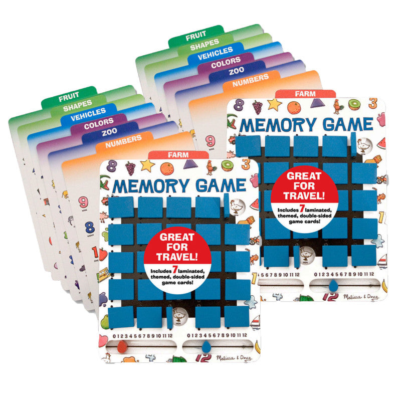 MELISSA & DOUG - Flip to Win Memory Game, Pack of 2