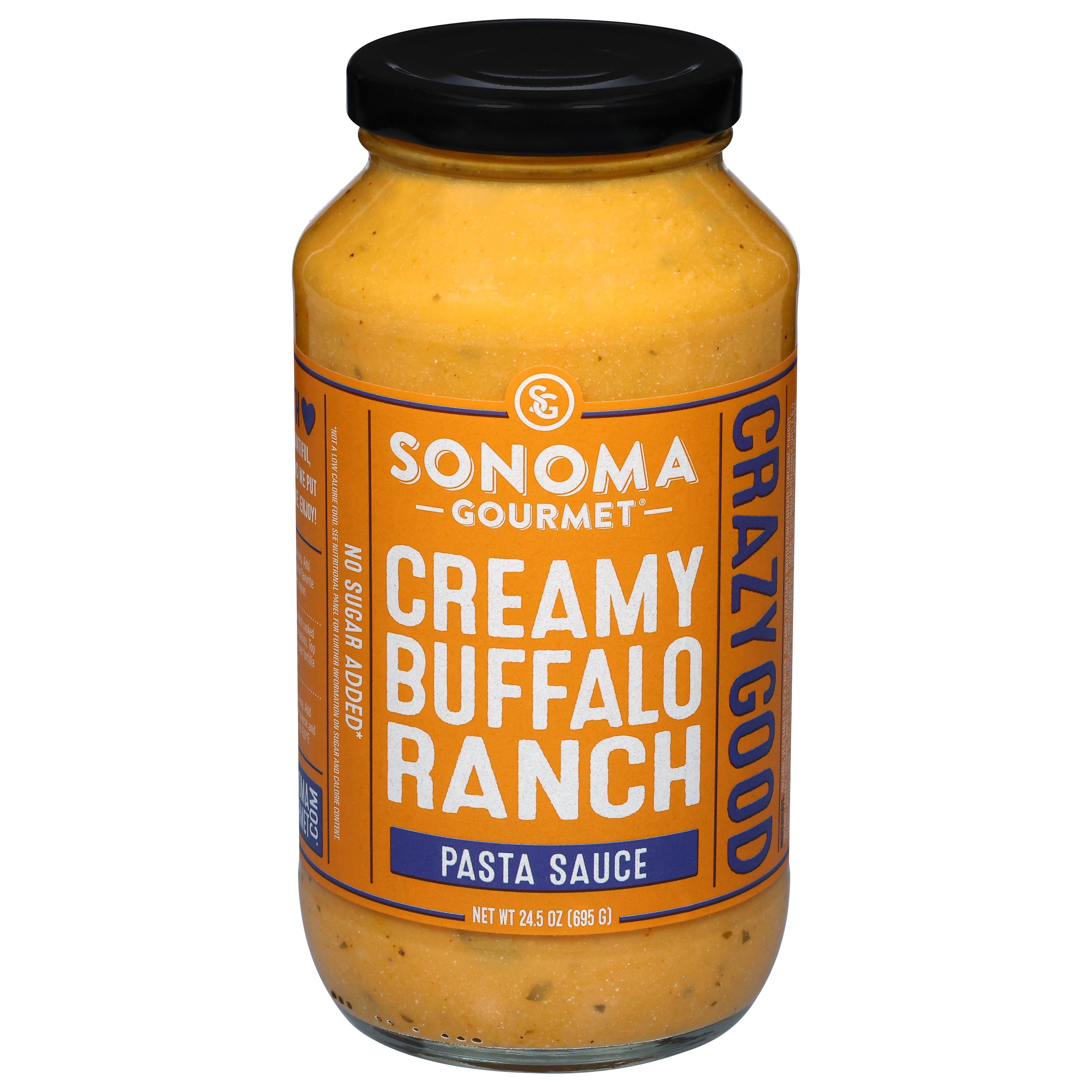 Sonoma Gourmet Creamy Buffalo Ranch Pasta Sauce 24.5 oz - Case of 6