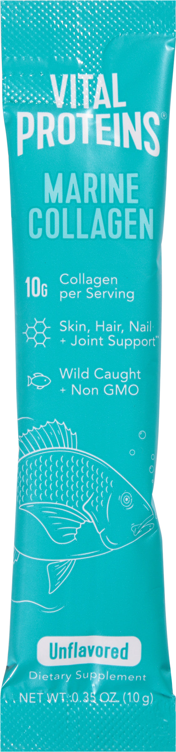 Vital Proteins Unflavored Marine Collagen 0.35 oz - Case of 20