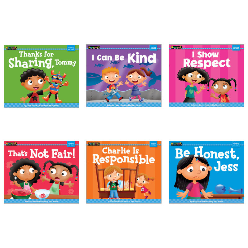 NEWMARK LEARNING - MySELF Reader, I Get Along with Others, Small Book, Set of 6