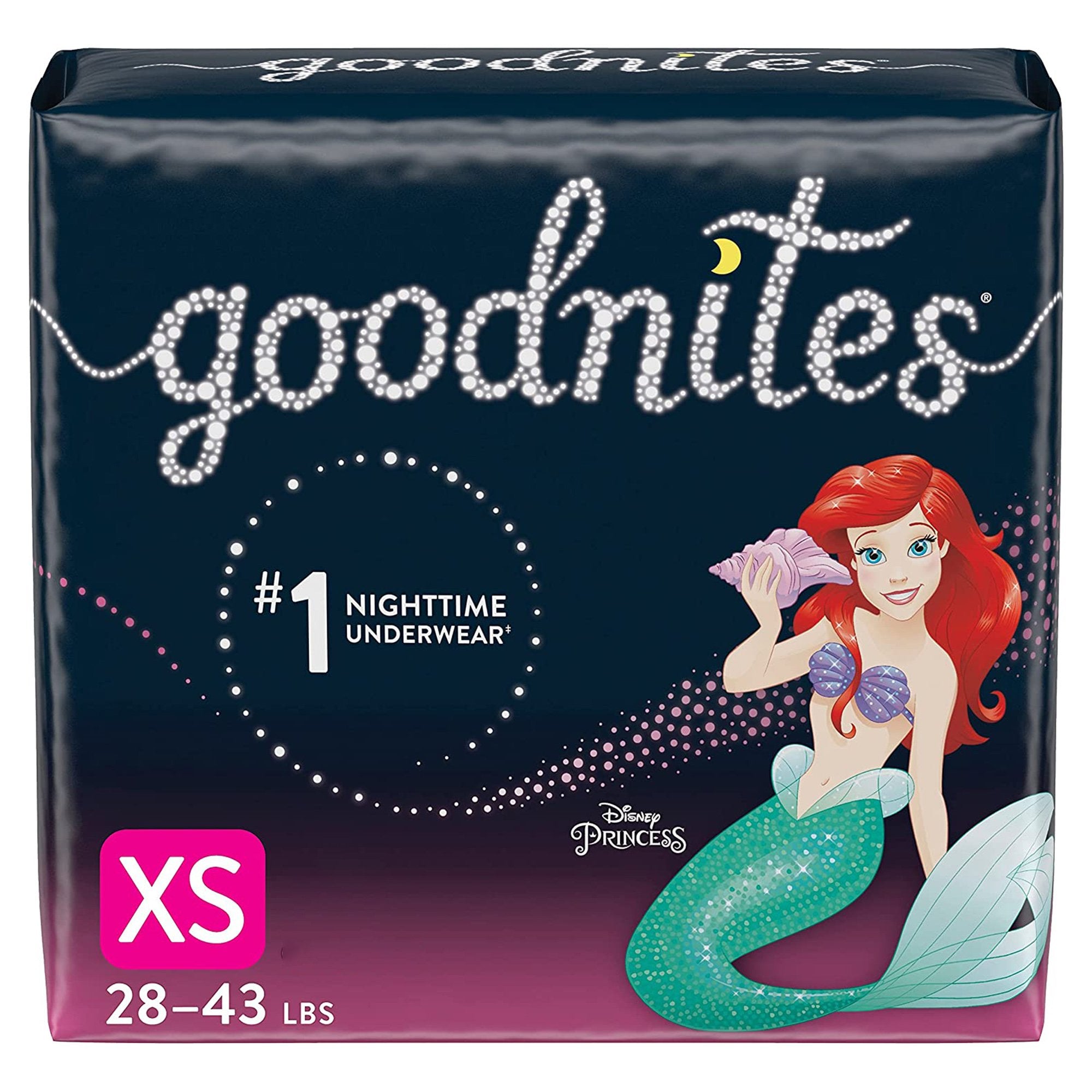 Kimberly Clark - Female Youth Absorbent Underwear GoodNites® Pull On with Tear Away Seams X-Small Disposable Heavy Absorbency [44/CS]