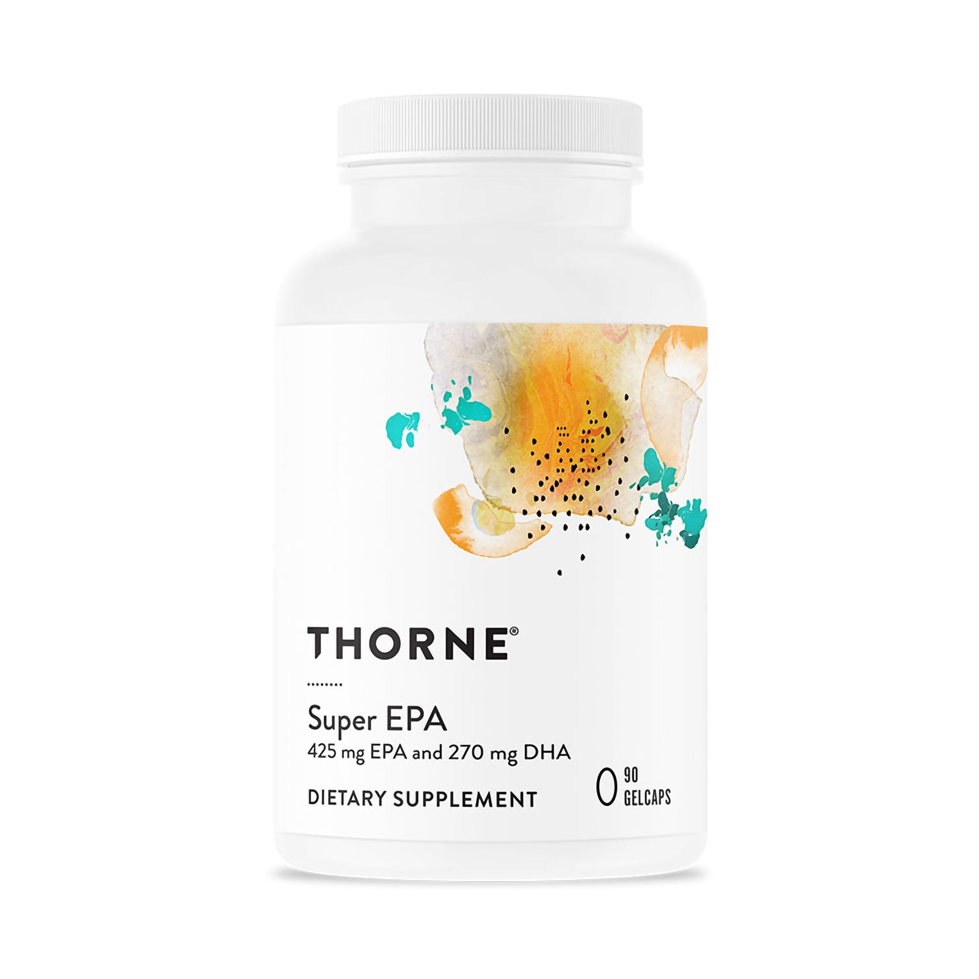 Thorne Research Inc - Dietary Supplement THORNE® Super EPA EPA / DHA 425 mg - 275 mg Strength Gelcap 90 per Bottle [12/CS]