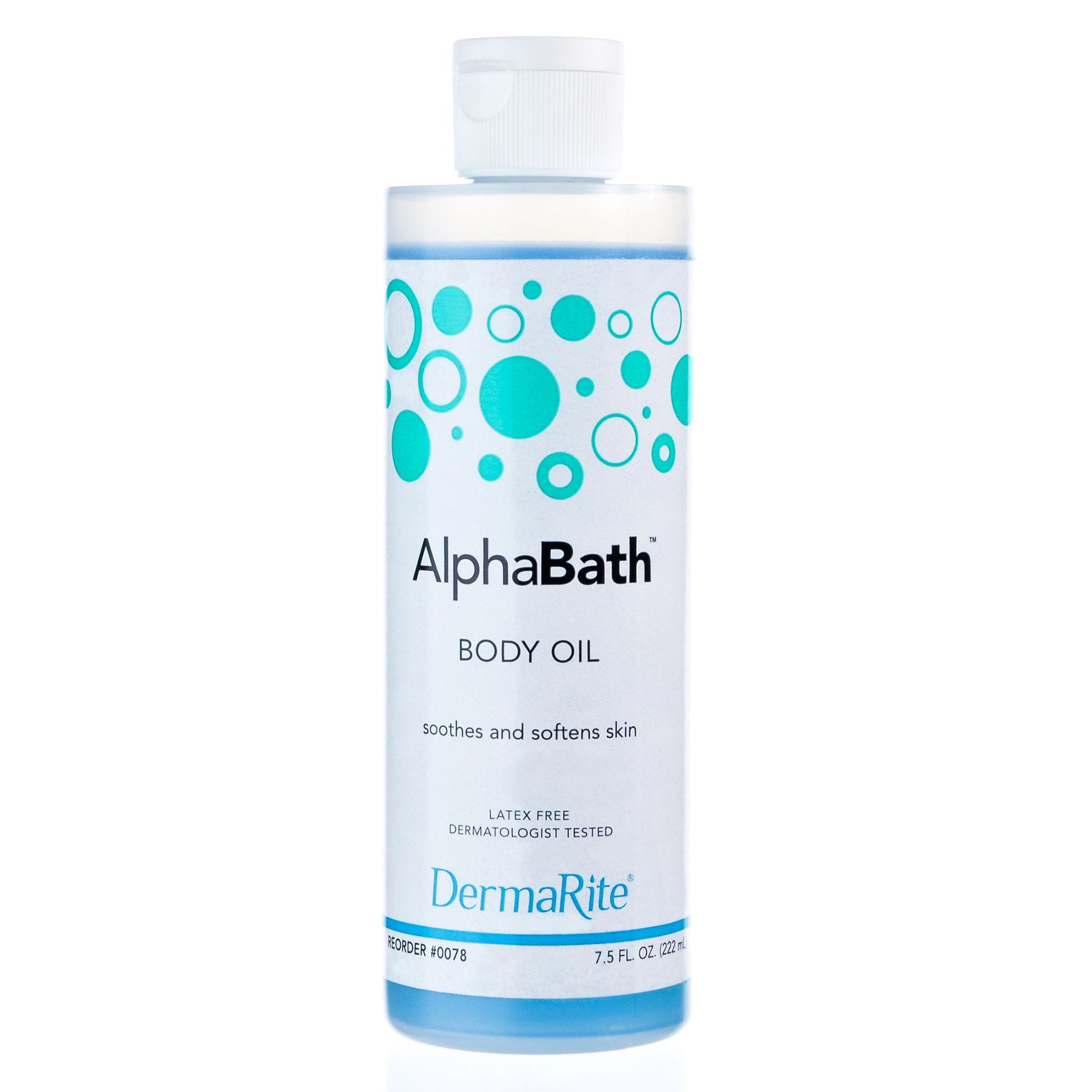 DermaRite Industries - Bath Oil AlphaBath® 7.5 oz. Bottle Scented Oil [48/CS]