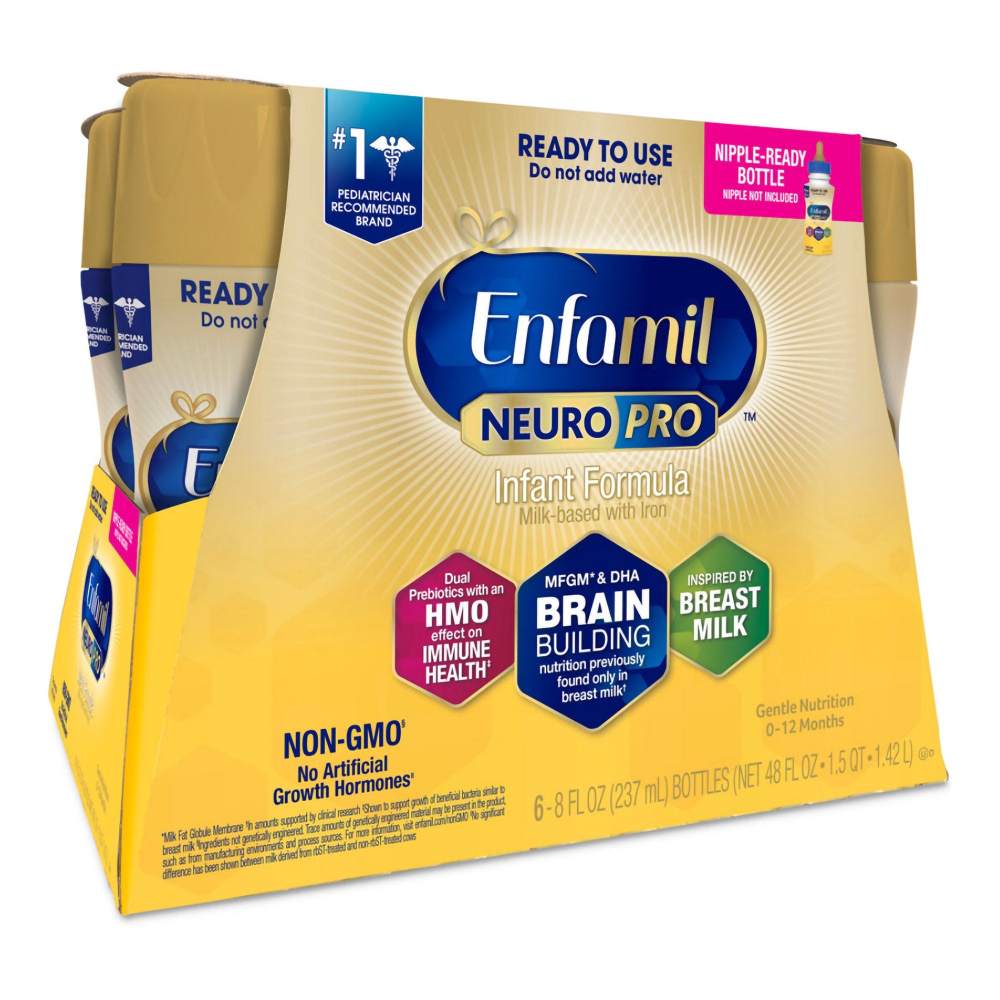 Mead Johnson - Infant Formula Enfamil NeuroPro™ Unflavored 8 oz. Bottle Liquid Iron [24/CS]