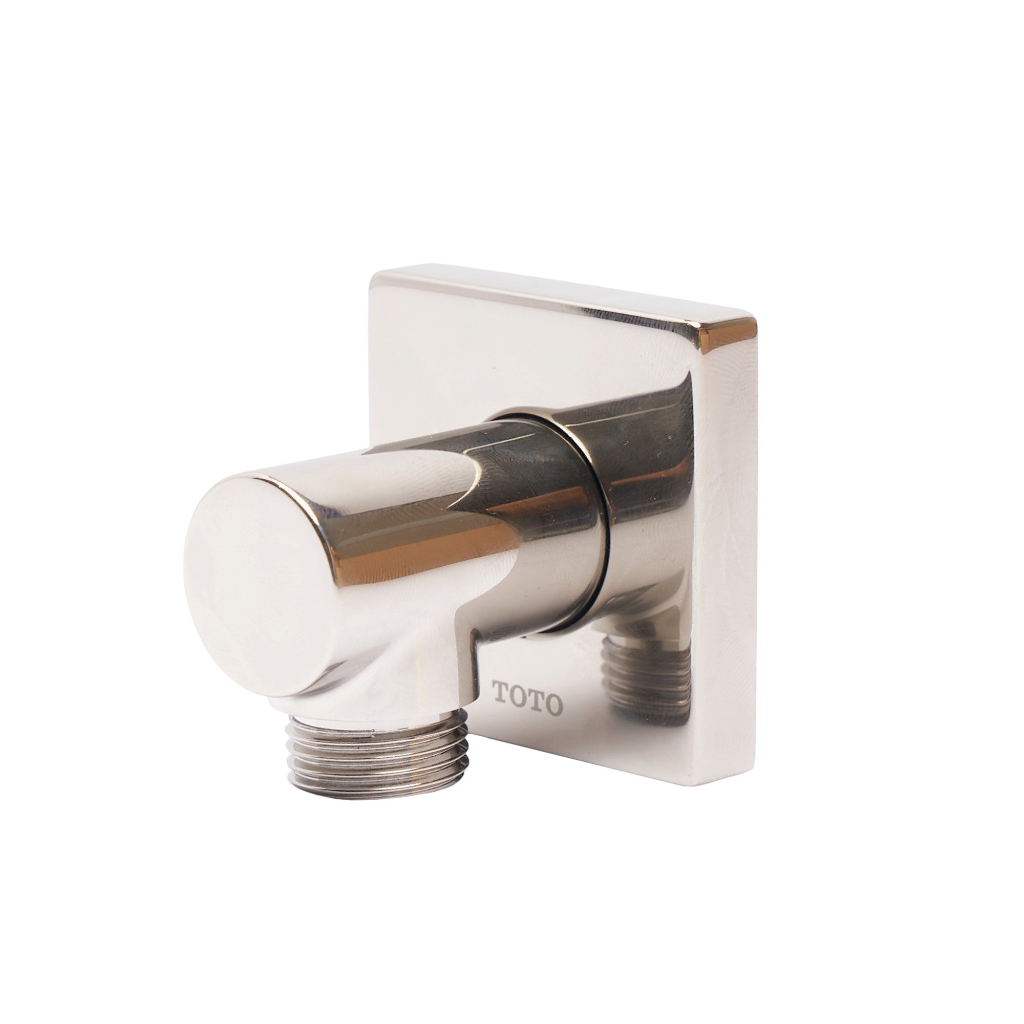 TOTO® Wall Outlet for Handshower, Square, Brushed Nickel - TBW02013U#PN