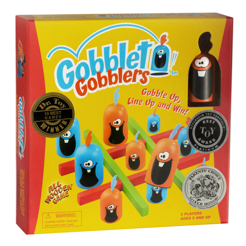 BLUE ORANGE GAMES - Gobblet Gobblers™ Wooden Board Game