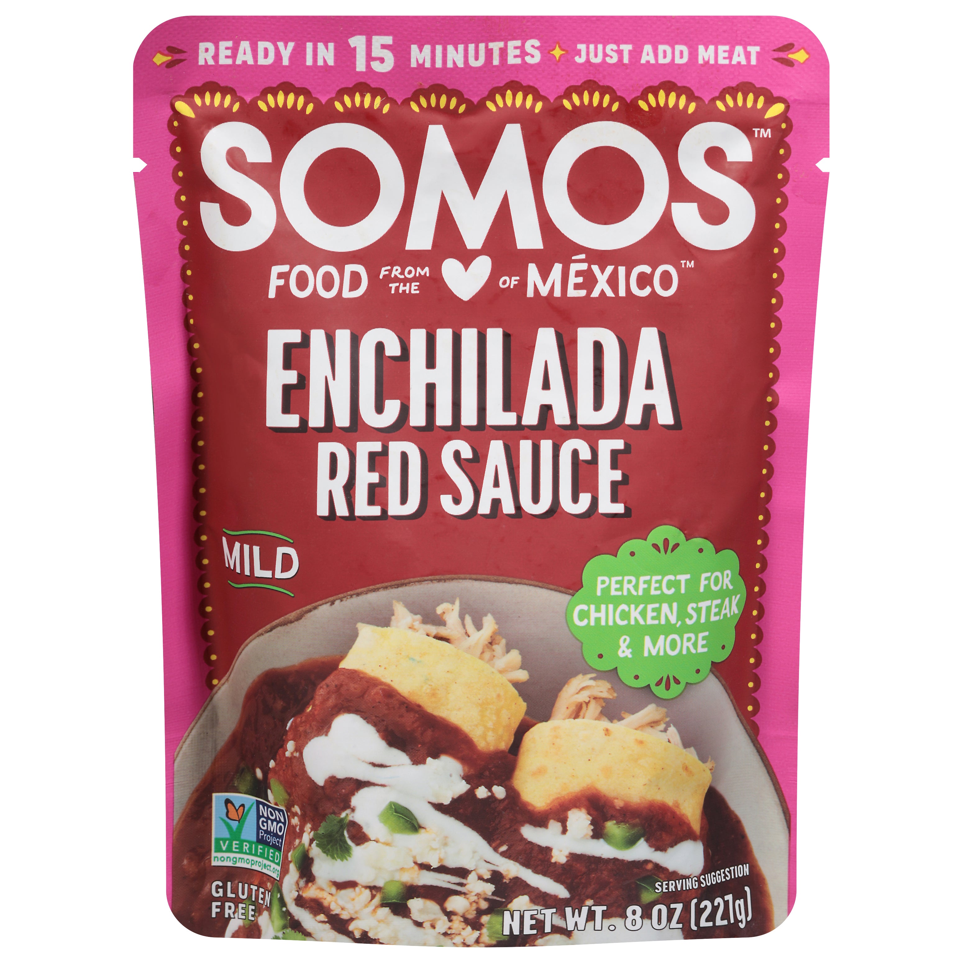 Somos Enchilada Mild Red Sauce 8 oz - Case of 6