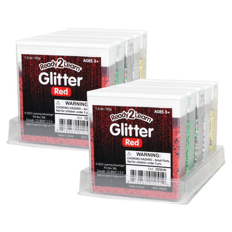 READY 2 LEARN - Glitter - Festive - 5 Per Set - 2 Sets